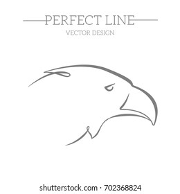 eagle icon illustration isolated vector sign symbol