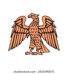 eagle icon illustration vector symbol