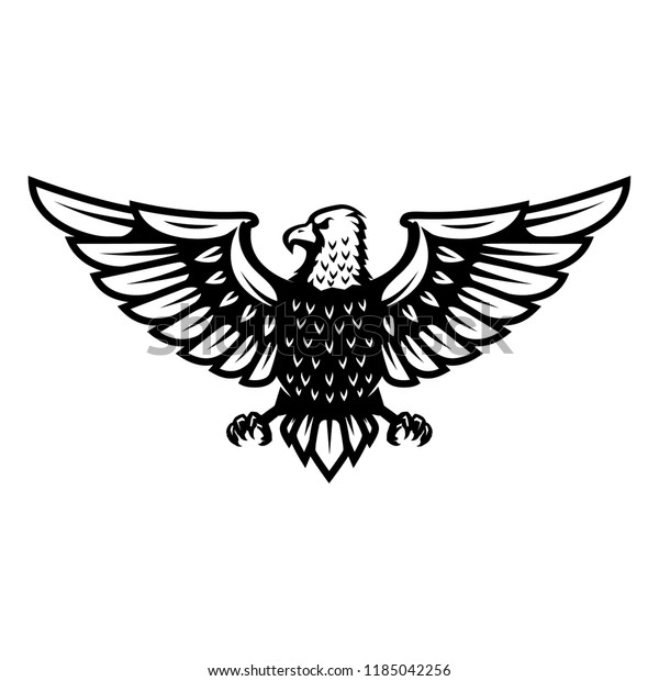 Eagle Icon Isolated On White Background Stock Vector (Royalty Free ...