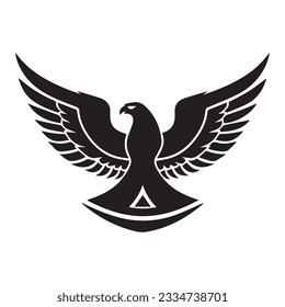 icono de águila símbolo vector aislado
