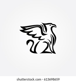 eagle icon to logo animal