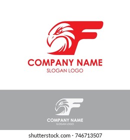 eagle icon logo business template vector