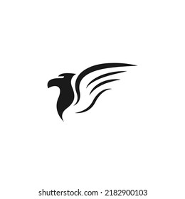 Eagle icon logo design illustration template