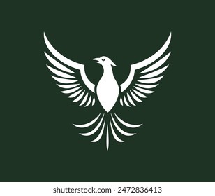 Eagle icon logo design sign	

