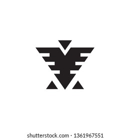 Eagle icon logo design vector template