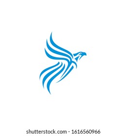 Eagle icon logo design vector template,eps 10