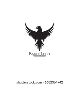 Eagle icon logo design vector template