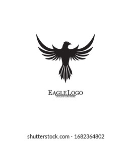 Eagle icon logo design vector template