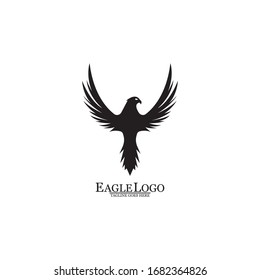 Eagle icon logo design vector template