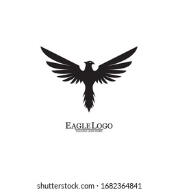 Eagle icon logo design vector template