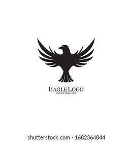 Eagle icon logo design vector template