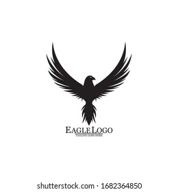 Eagle icon logo design vector template