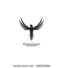Eagle icon logo design vector template