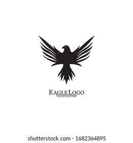 Eagle icon logo design vector template