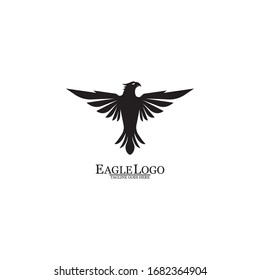 Eagle icon logo design vector template