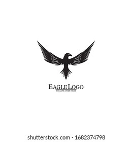 Eagle icon logo design vector template