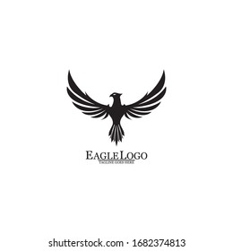 Eagle icon logo design vector template