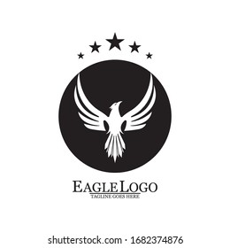 Eagle icon logo design vector template
