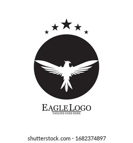 Eagle icon logo design vector template