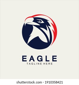 Eagle icon logo design vector template