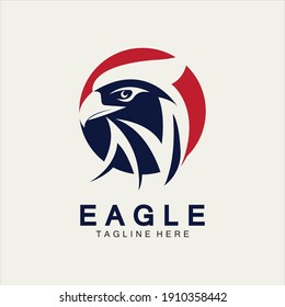 Eagle icon logo design vector template