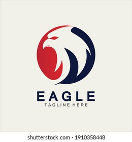 Eagle icon logo design vector template