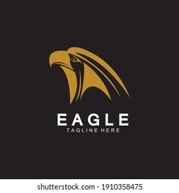 Eagle icon logo design vector template