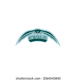 Eagle icon logo design vector template. with an attractive and elegant model. great for company logos, communities, institutions etc