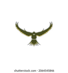 Eagle icon logo design vector template. with an attractive and elegant model. great for company logos, communities, institutions etc