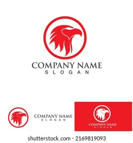 Eagle icon logo design vector template