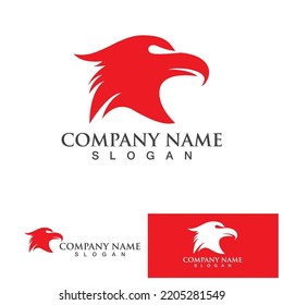 Eagle icon logo design vector template