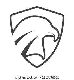 Eagle icon logo design vector template