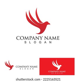 Eagle icon logo design vector template