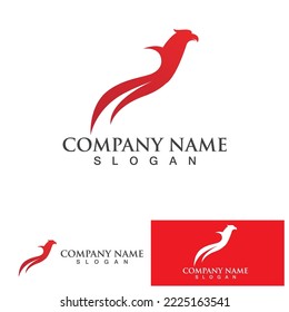 Eagle icon logo design vector template