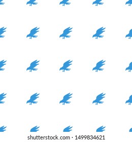 eagle icon pattern seamless white background. Editable filled eagle icon. eagle icon pattern for web and mobile.