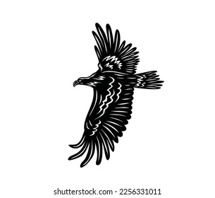 Eagle Icon Silhouette, art vector design