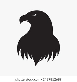 Estilo de Vector de silueta de ícono de águila