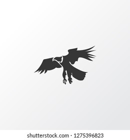 Eagle icon symbol. Premium quality isolated hawk element in trendy style.