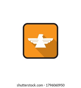 Eagle icon template flat design