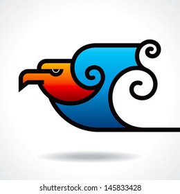eagle icon vector