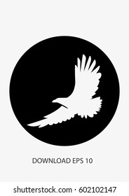 Eagle icon, Vector