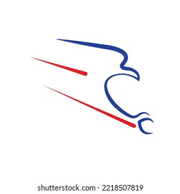 eagle icon vector illustration concept design web