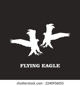 Eagle icon vector illustration template logo design