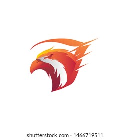 Eagle Icon Vector Logo. Eagle Head Mascot Icon