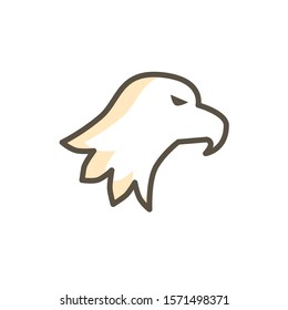 eagle icon vector modern style design