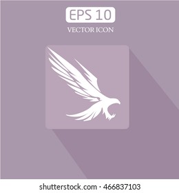 Eagle Icon vector. a symbol of freedom. success.logo