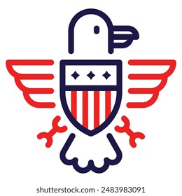 Eagle icon for web, app, infographic, etc