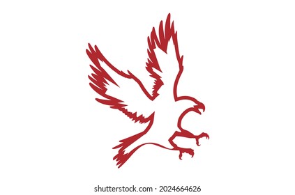 eagle illustration line inspiration logo icon