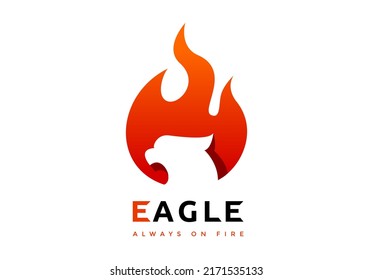 Eagle illustration logo, perfect for a business symbol.
