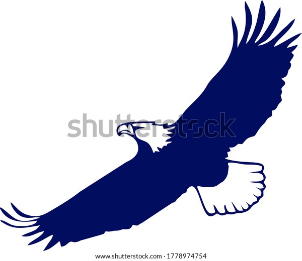 Eagle Illustration Symbol Eagle Silhouette Stock Vector (Royalty Free ...
